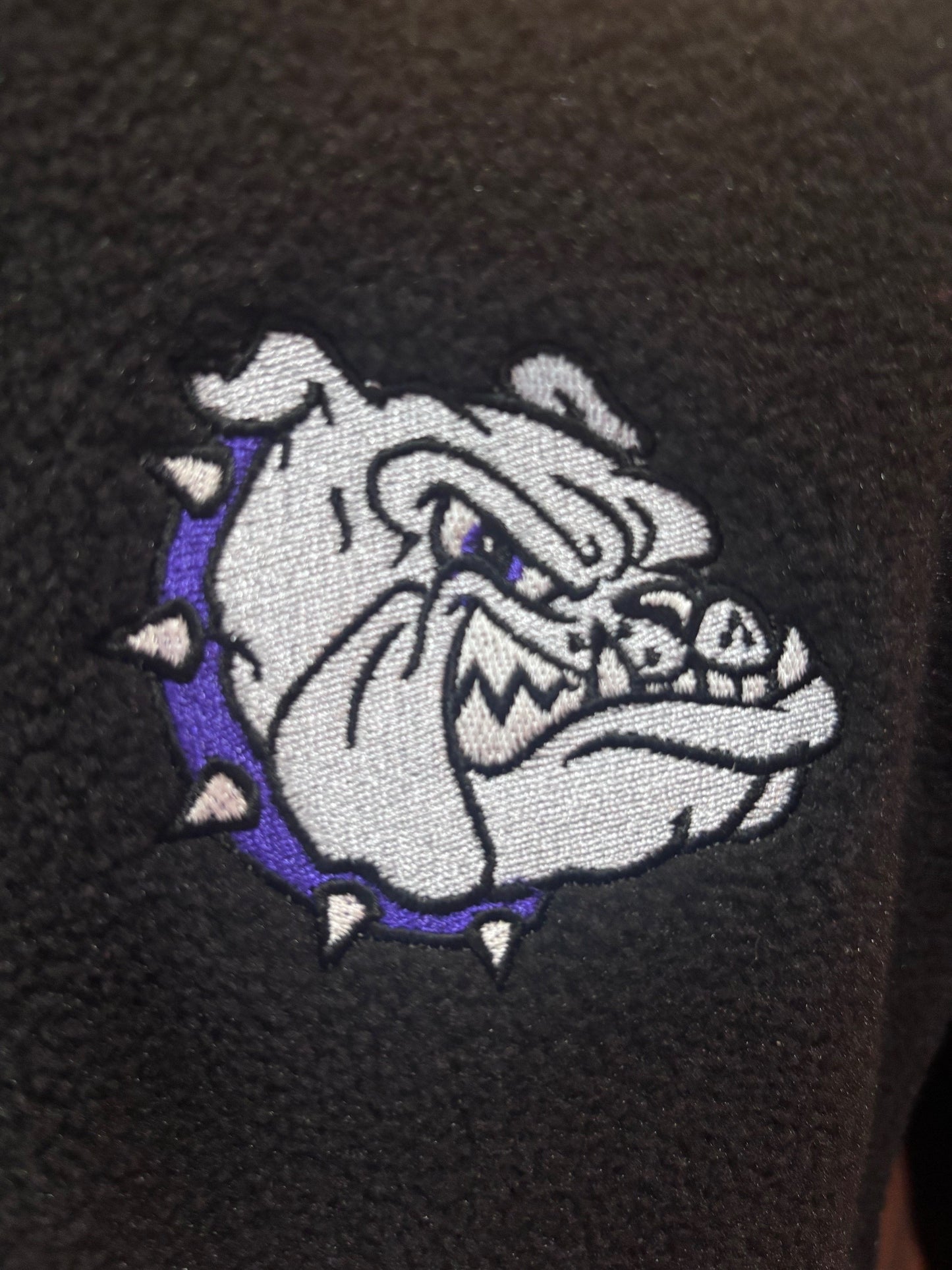 Men's 1/4 Zip Fleece Embroidered Jacket