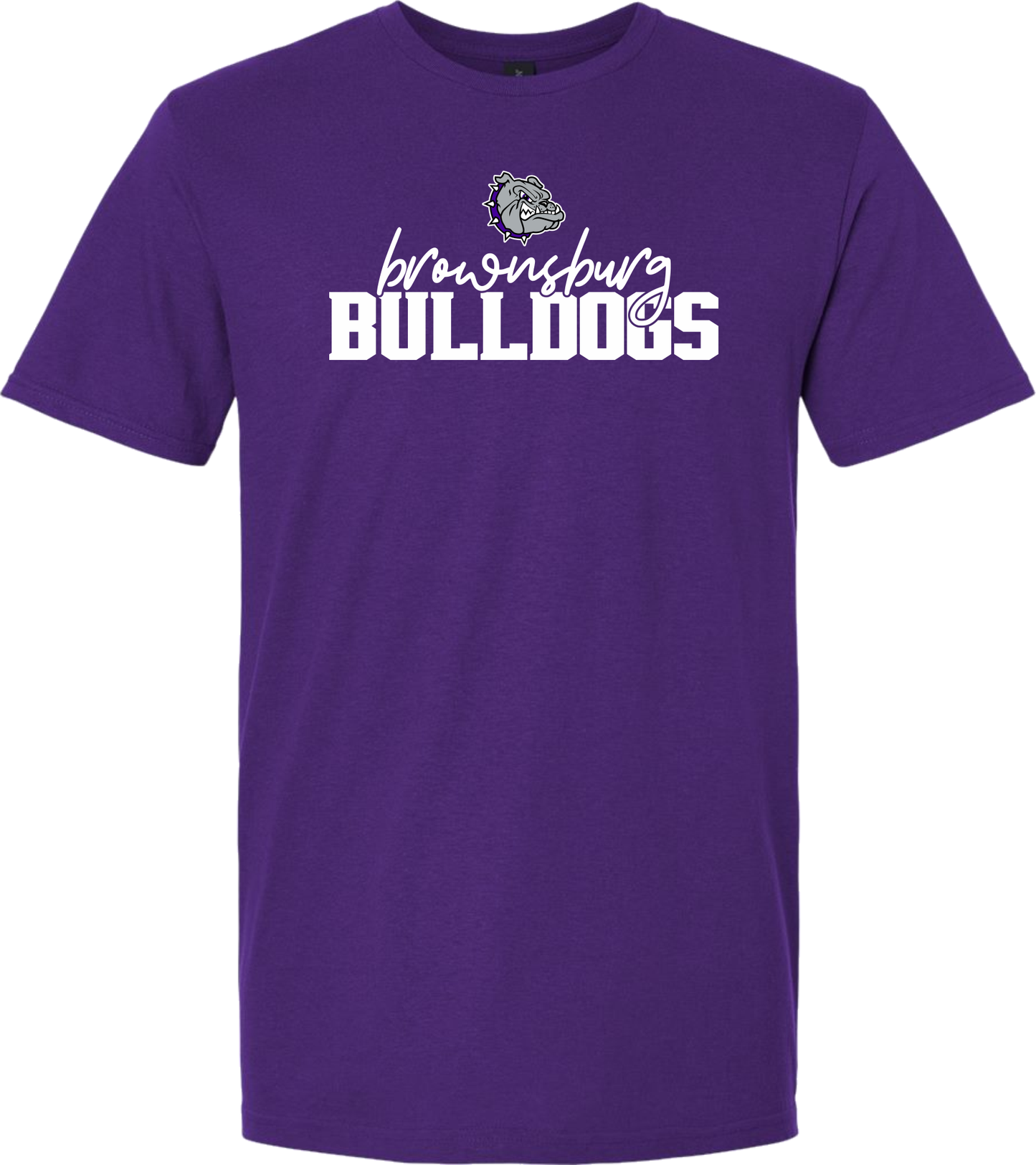 Brownsburg Bulldogs with Bulldog Head