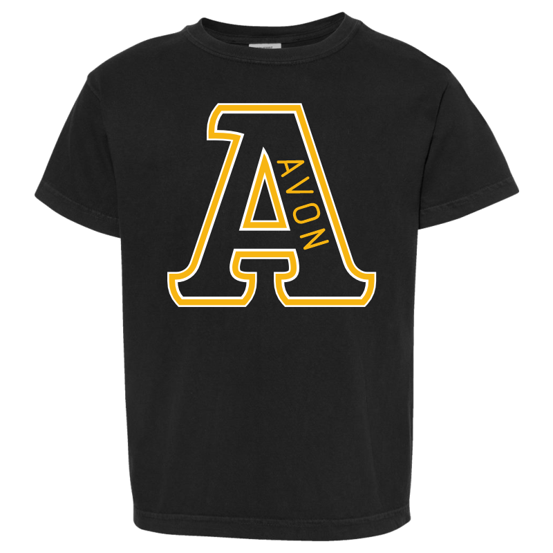Avon Youth Black Tee
