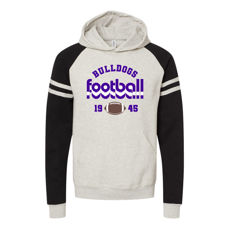 Retro Bulldogs Football Hoodie