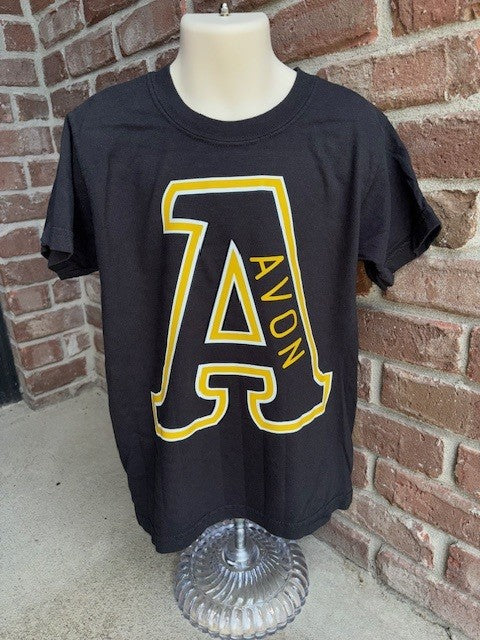 Avon Youth Black Tee