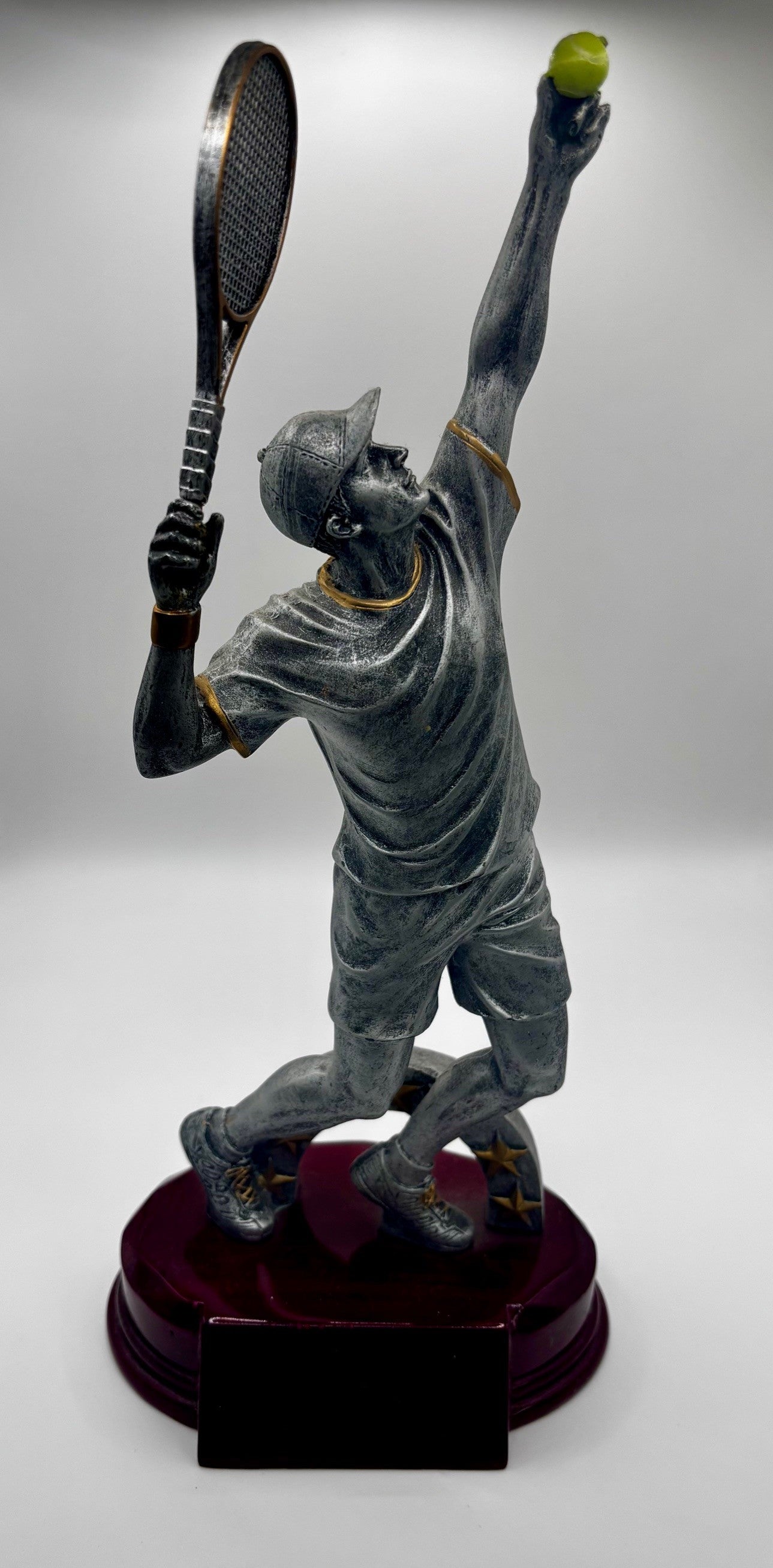 Tall Tennis Player Trophy