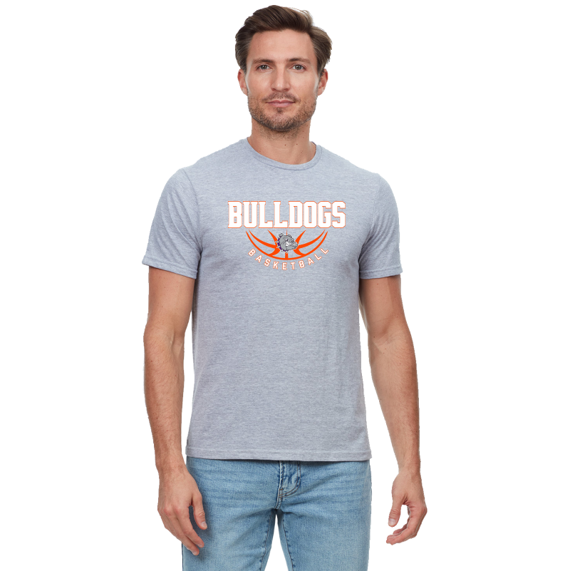 Bulldogs Grey Basketball Tee
