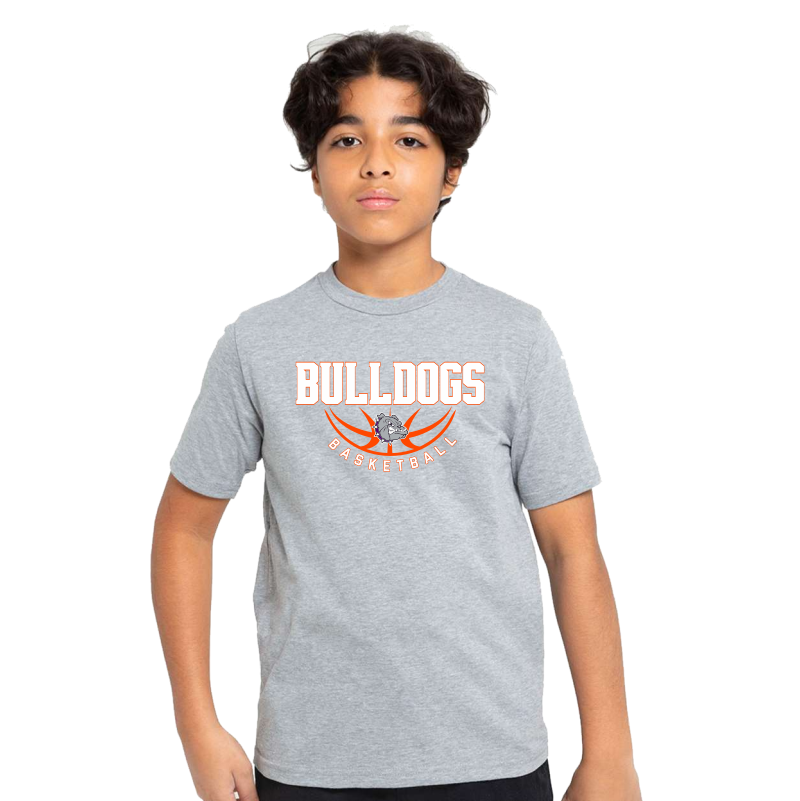 Bulldogs Grey Basketball Tee