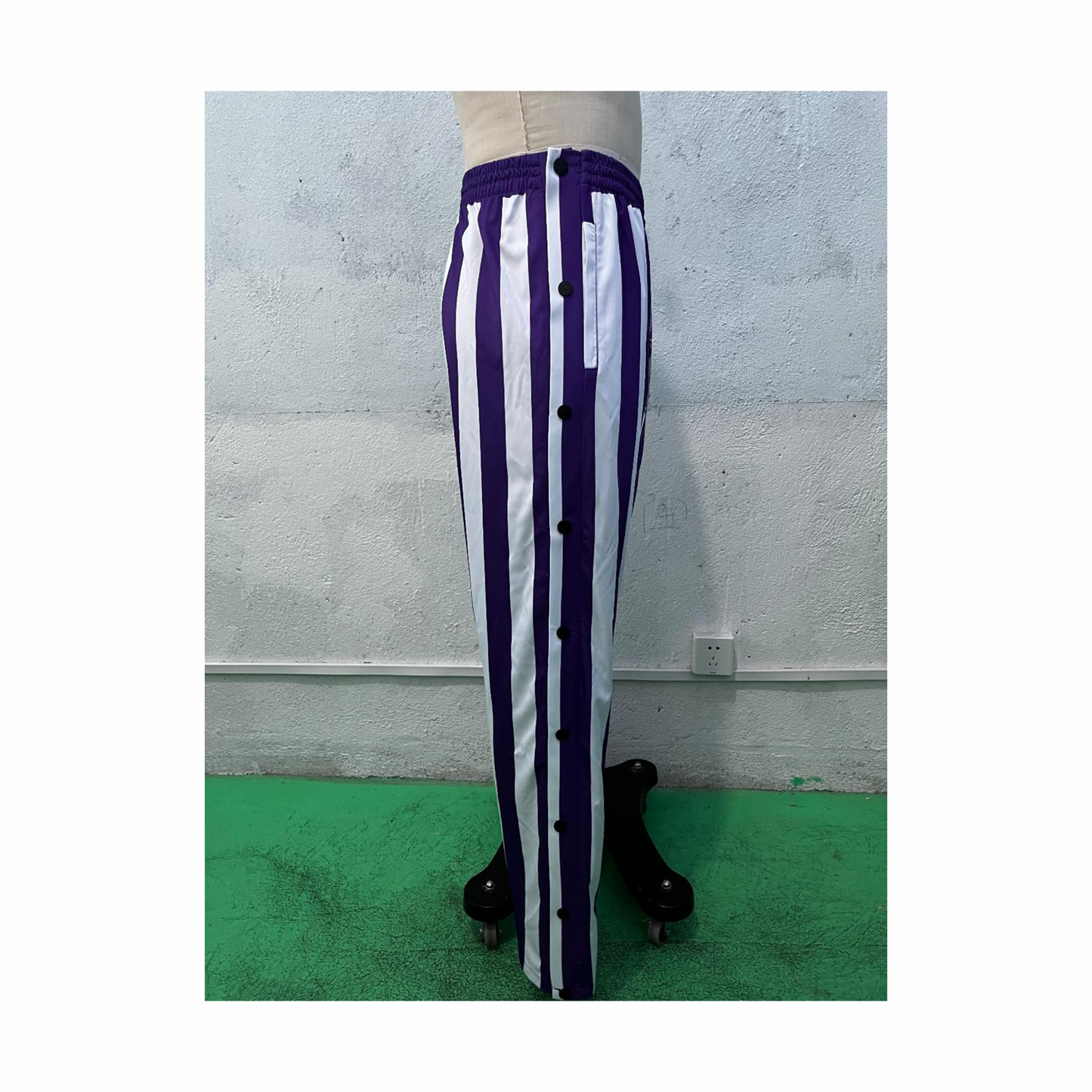 Brownsburg Bulldog Stripe Tearaway Pants - Rose Promos
