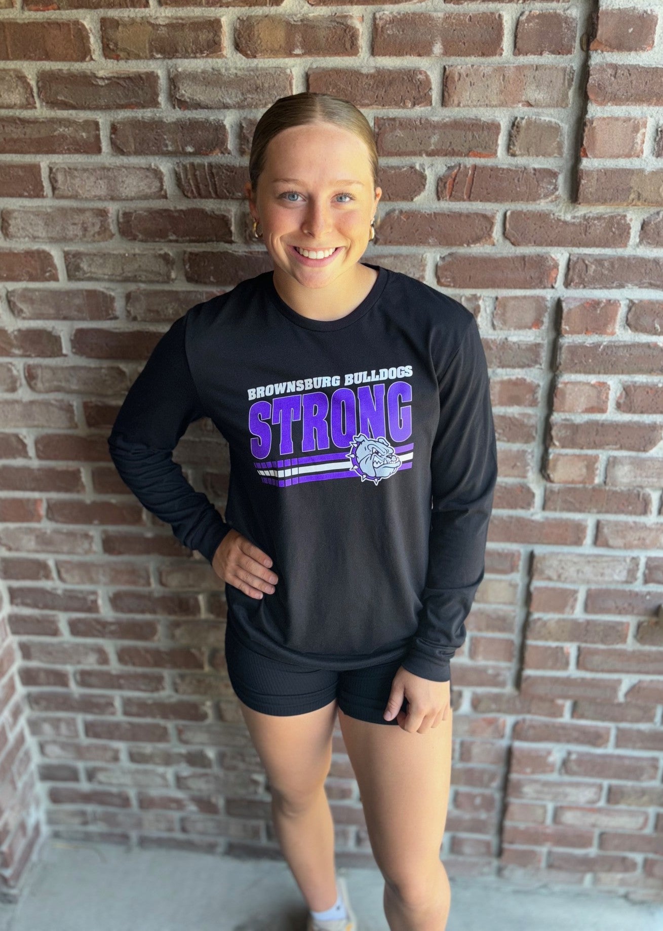 Last Chance: Bulldogs Strong Long Sleeve Tee