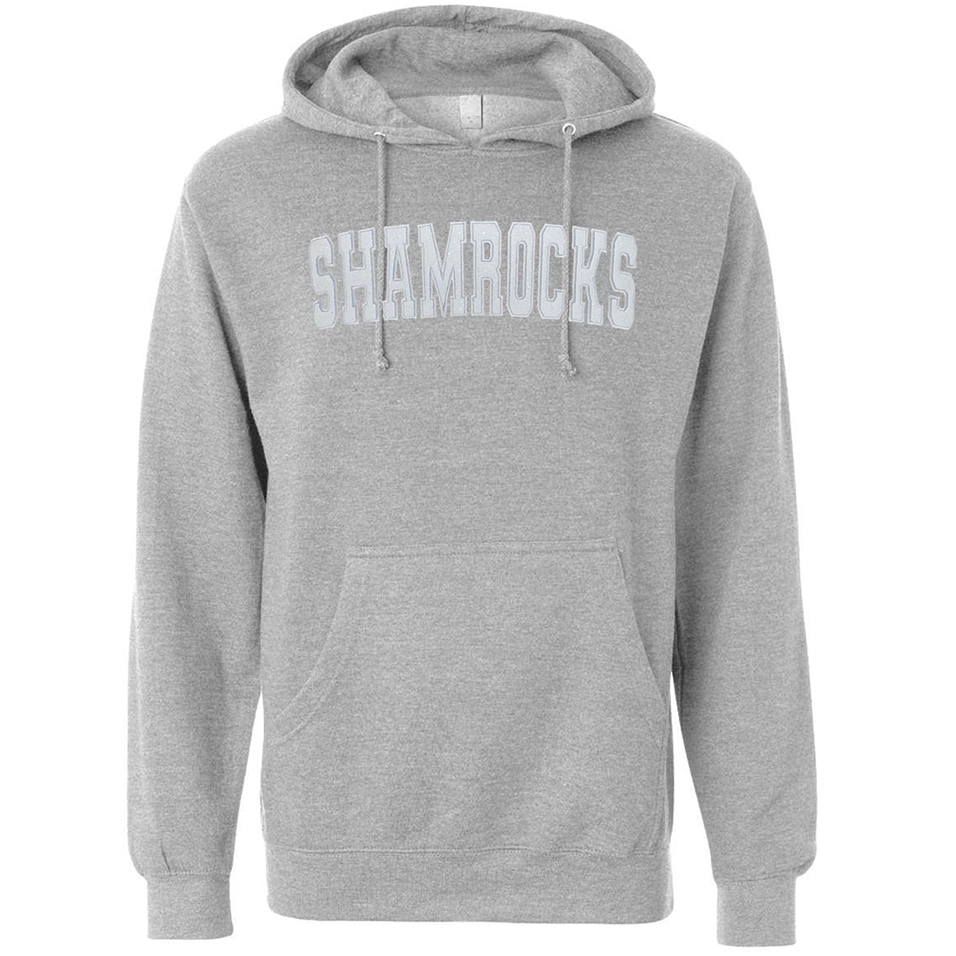 Classic Shamrocks Embroidered Glitter Hoodie