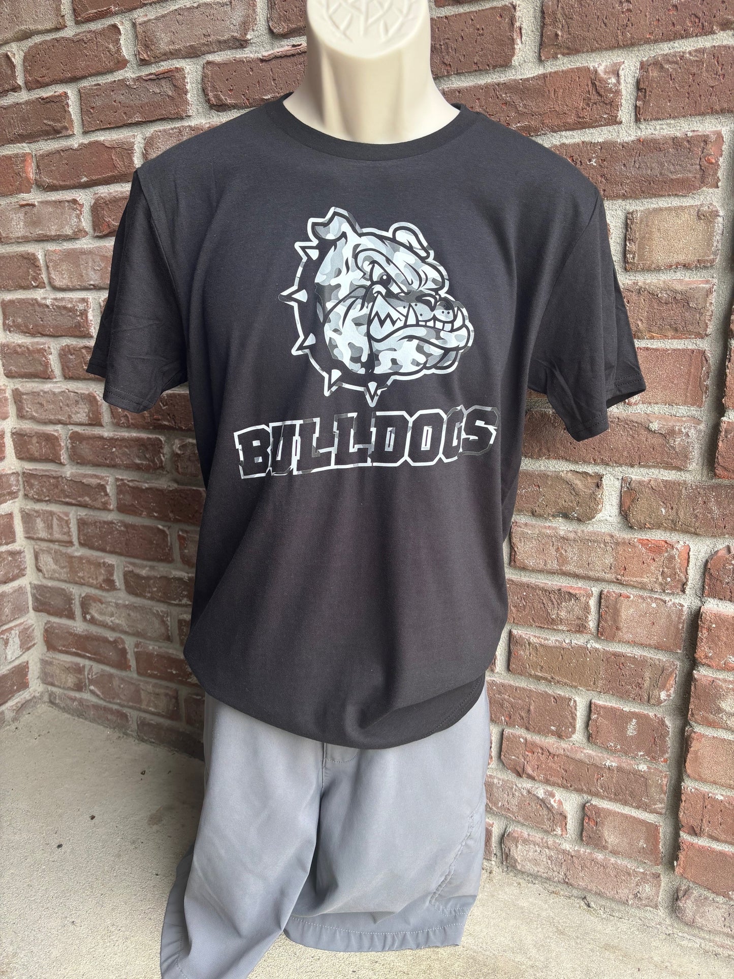Bulldogs Black Camo Tee