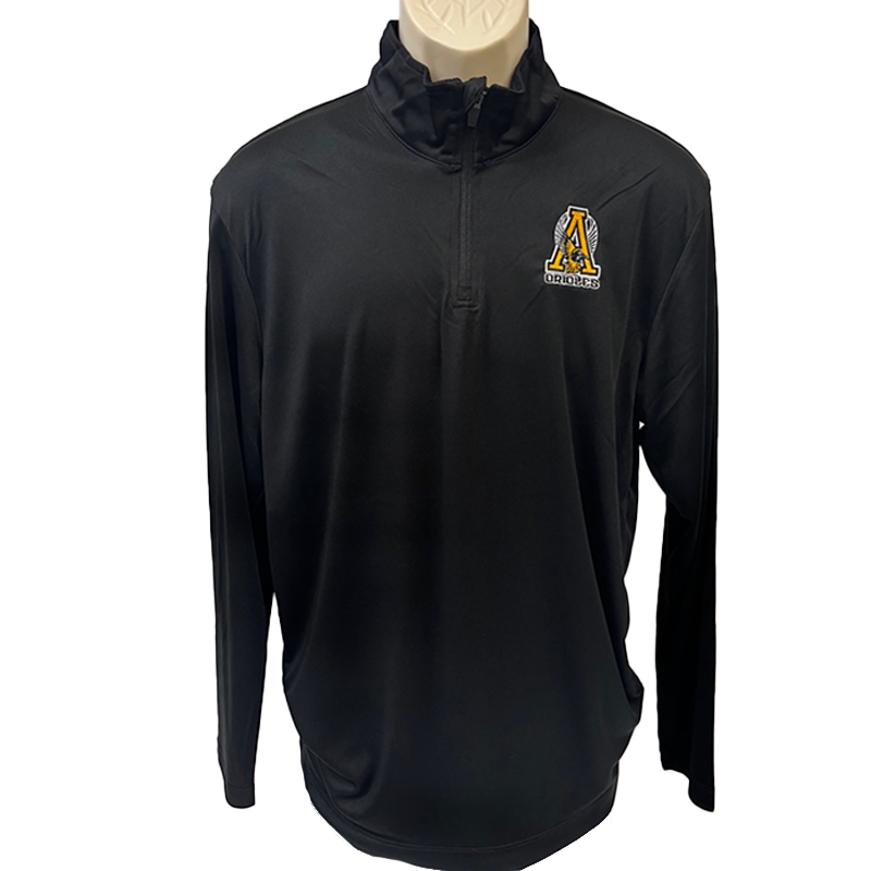 AllPro Black Orioles 1/4 Zip