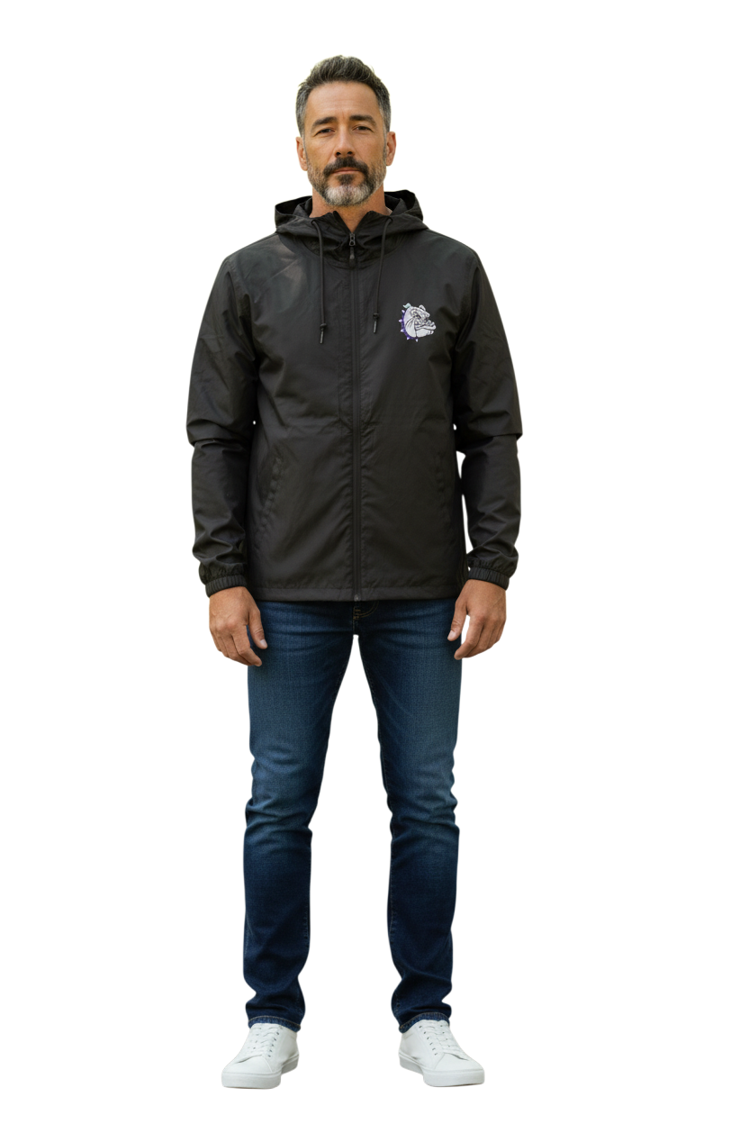 Men's Lightweight Embroidered Windbreaker