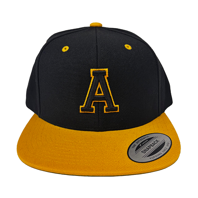 Puffy "A" Flat Bill Hat