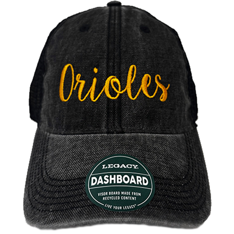 Orioles Script Trucker Cap