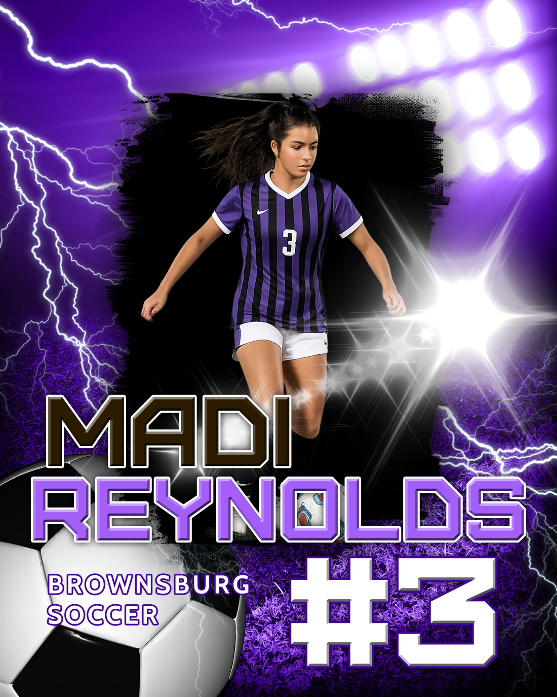 custom soccer poster