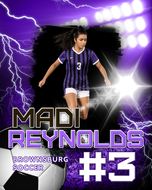 custom soccer poster