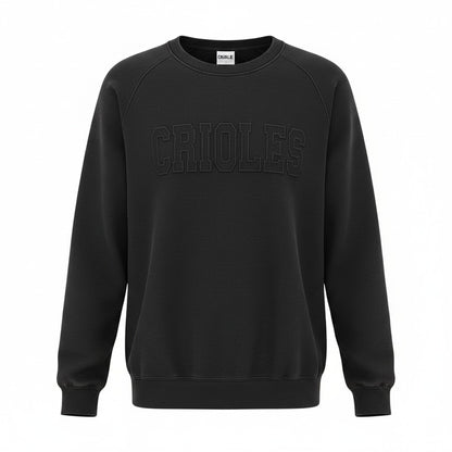 Orioles Embossed Crewneck