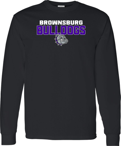 Brownsburg Bulldogs with Bulldog Head