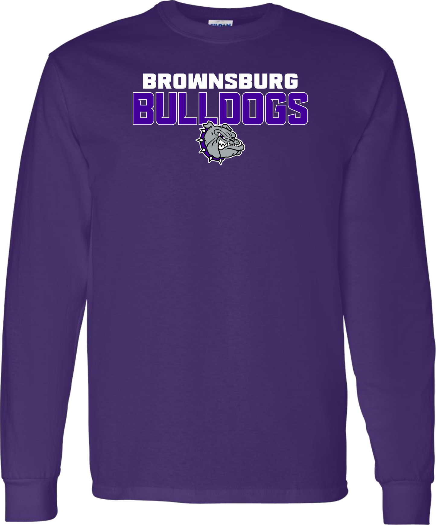 Brownsburg Bulldogs with Bulldog Head