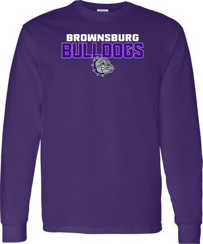 Brownsburg Bulldogs with Bulldog Head