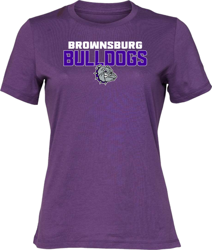 Brownsburg Bulldogs with Bulldog Head