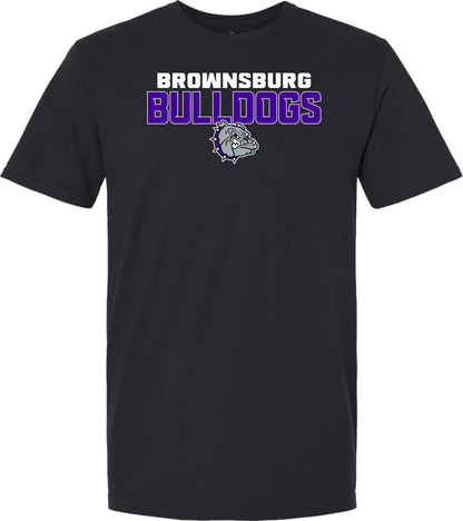 Brownsburg Bulldogs with Bulldog Head