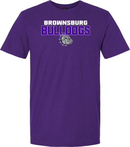Brownsburg Bulldogs with Bulldog Head