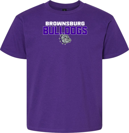 Brownsburg Bulldogs with Bulldog Head