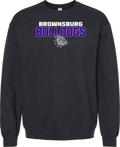 Brownsburg Bulldogs with Bulldog Head