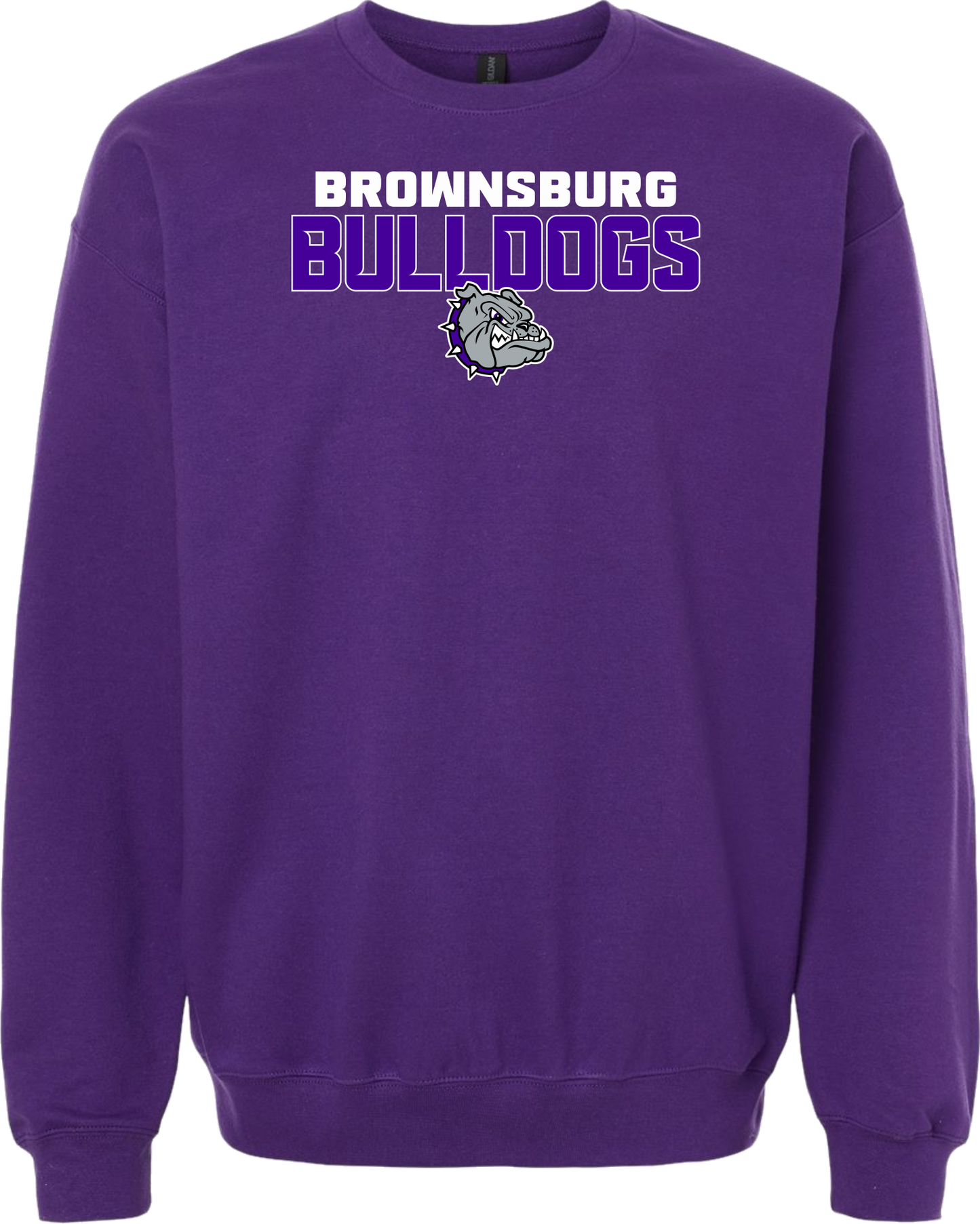 Brownsburg Bulldogs with Bulldog Head
