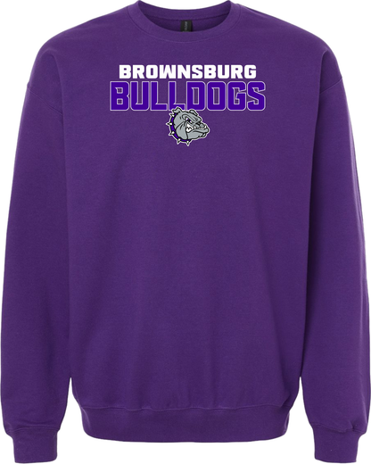 Brownsburg Bulldogs with Bulldog Head