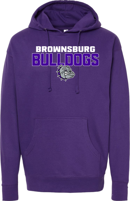 Brownsburg Bulldogs with Bulldog Head