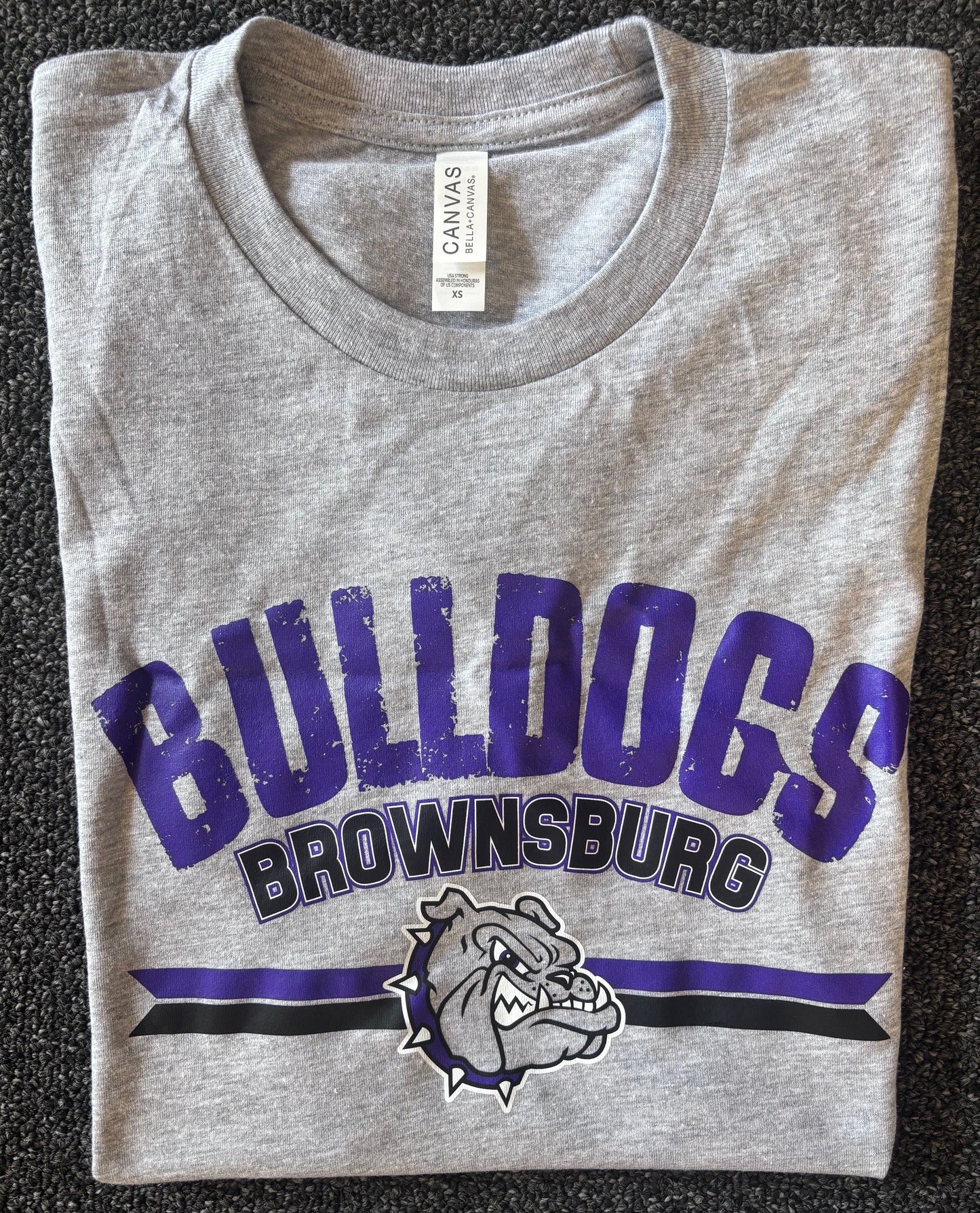 Distressed Bulldogs Bella Tee