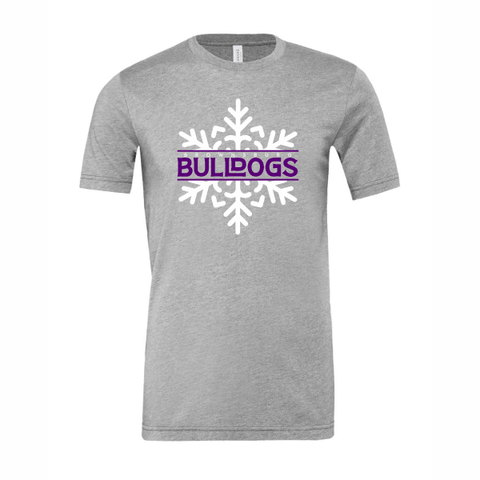 Brownsburg Bulldog Snowflake Heather T-Shirt