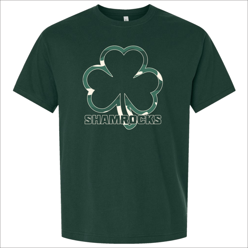 St. Malachy Camo Shamrock Adult Tee