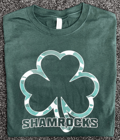 St. Malachy Camo Shamrock Adult Tee