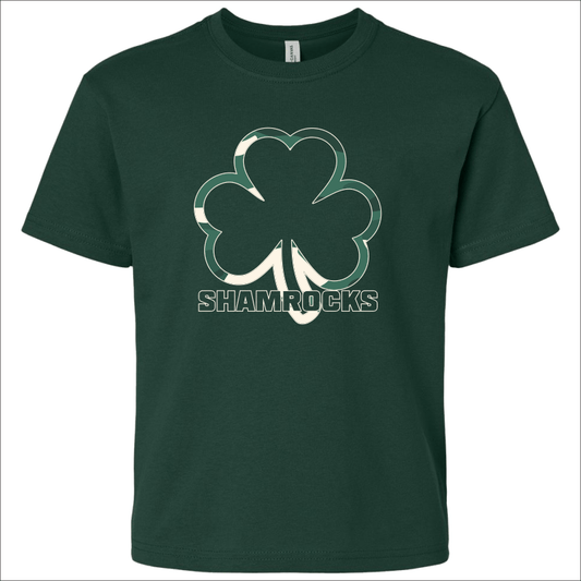 St. Malachy Camo Shamrock Youth Tee
