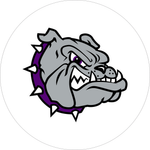 3" Circle Bulldog Head Decal - Rose Promos