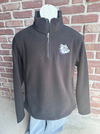 Men's 1/4 Zip Fleece Embroidered Jacket