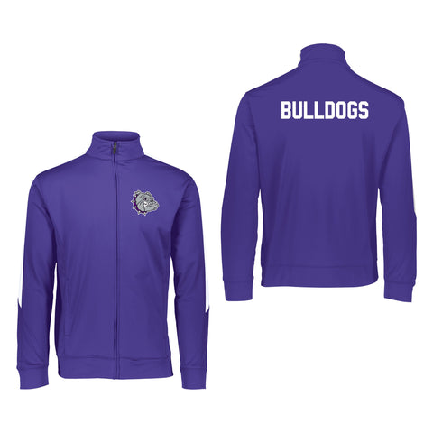 Bulldog Youth Medalist Jacket Purple/White