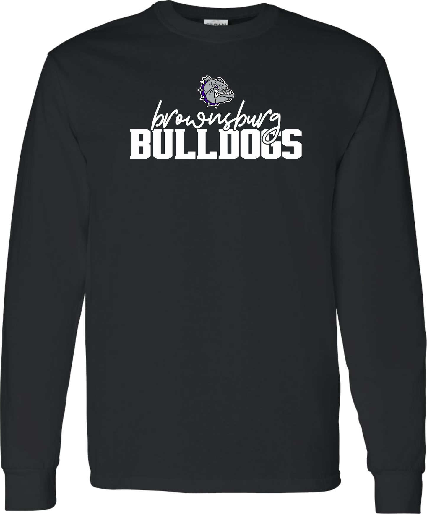 Brownsburg Bulldogs with Bulldog Head