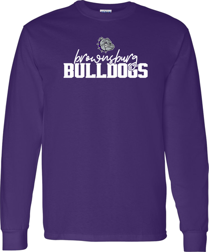 Brownsburg Bulldogs with Bulldog Head