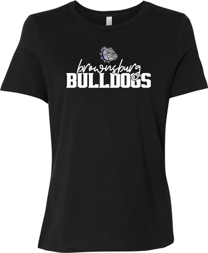 Brownsburg Bulldogs with Bulldog Head