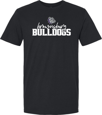 Brownsburg Bulldogs with Bulldog Head