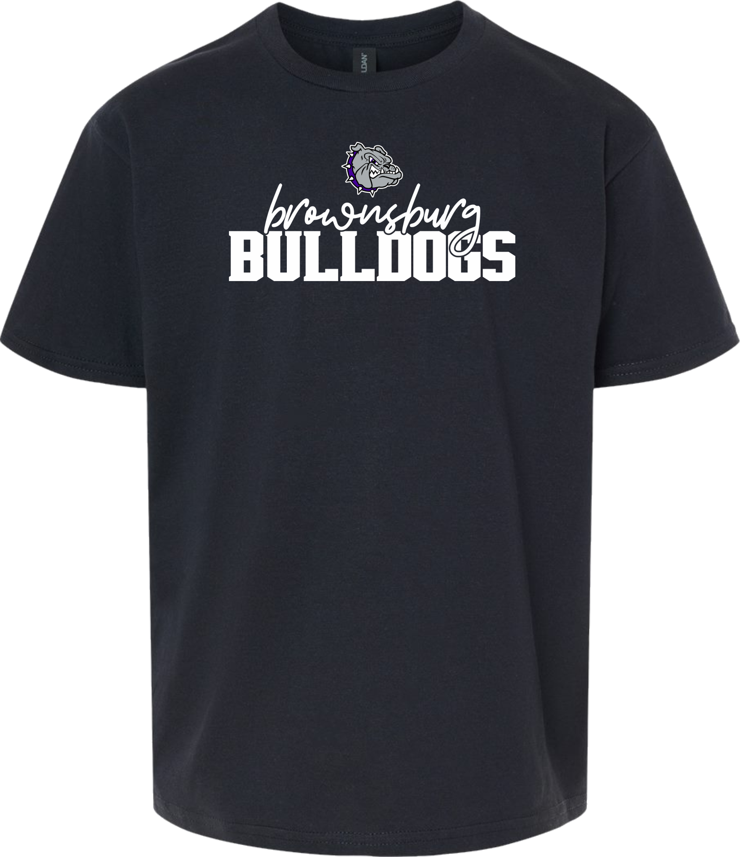 Brownsburg Bulldogs with Bulldog Head
