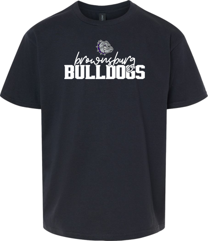 Brownsburg Bulldogs with Bulldog Head
