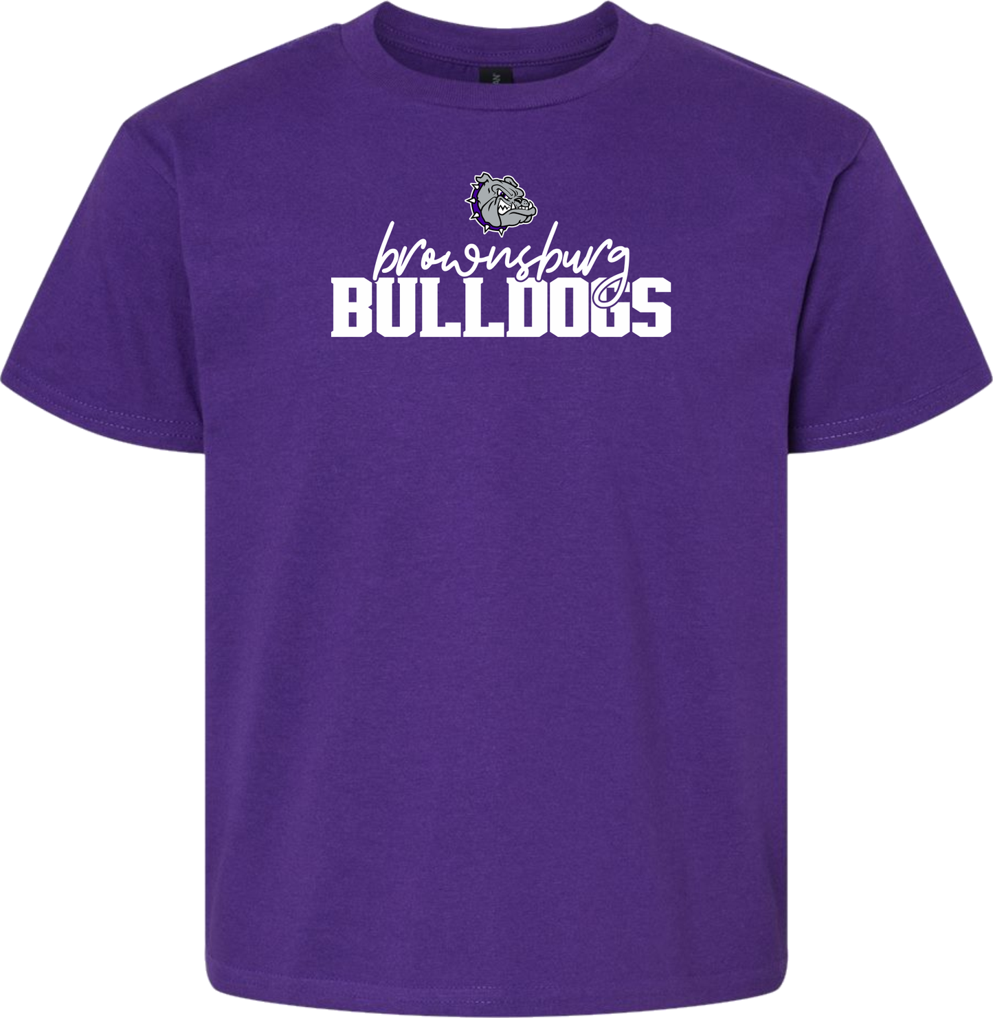 Brownsburg Bulldogs with Bulldog Head