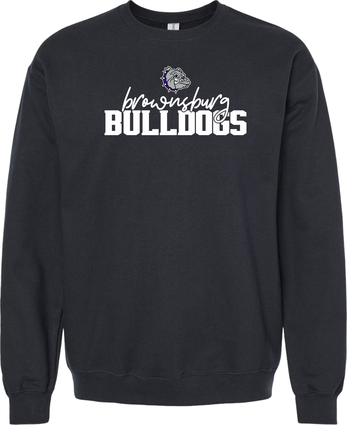 Brownsburg Bulldogs with Bulldog Head