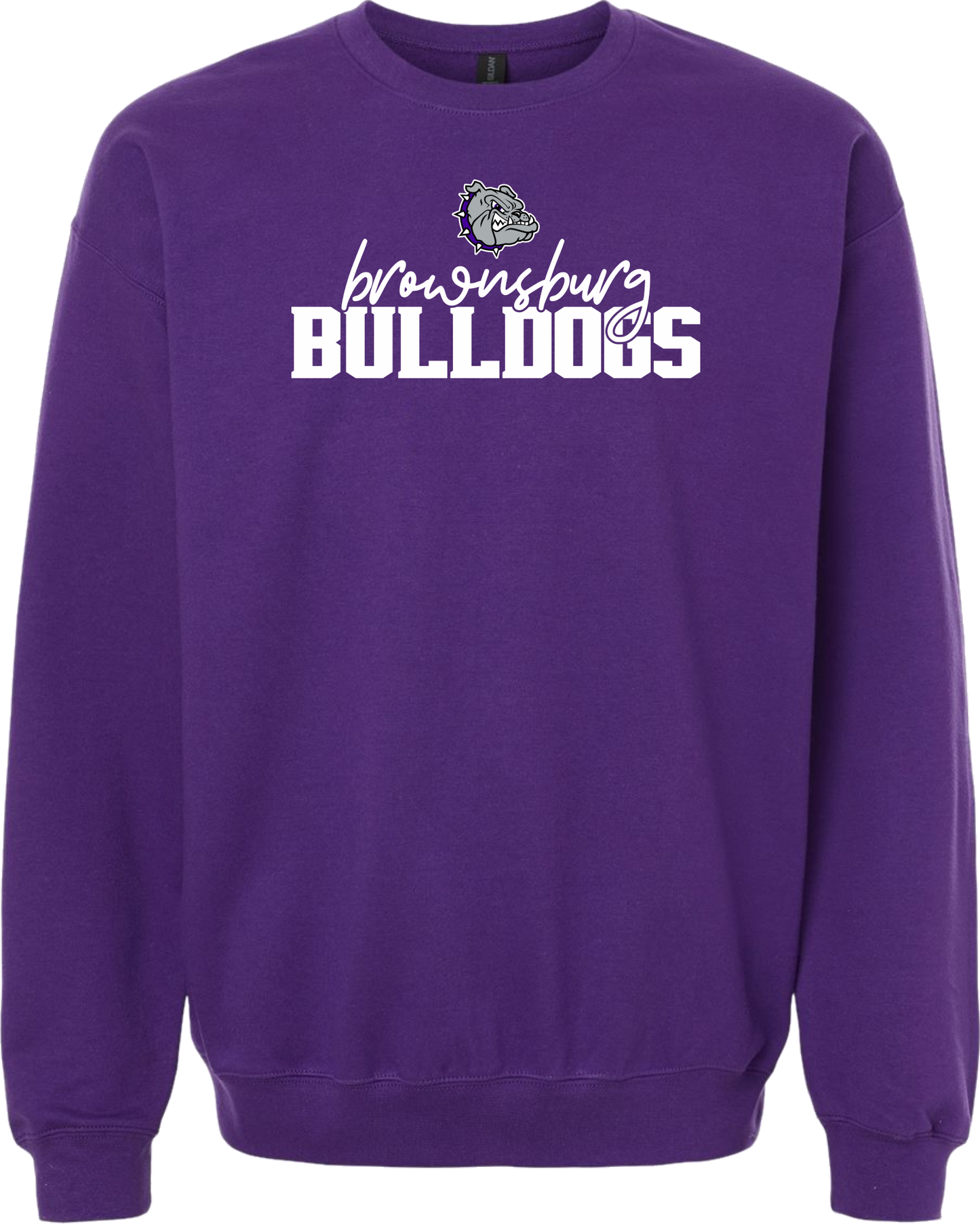 Brownsburg Bulldogs with Bulldog Head