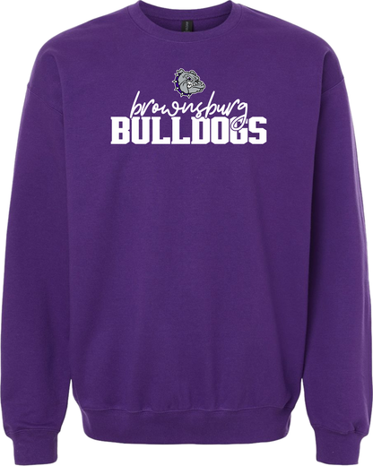 Brownsburg Bulldogs with Bulldog Head
