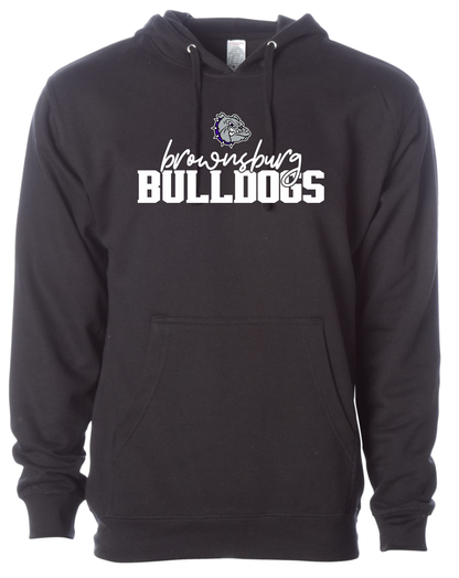 Brownsburg Bulldogs with Bulldog Head