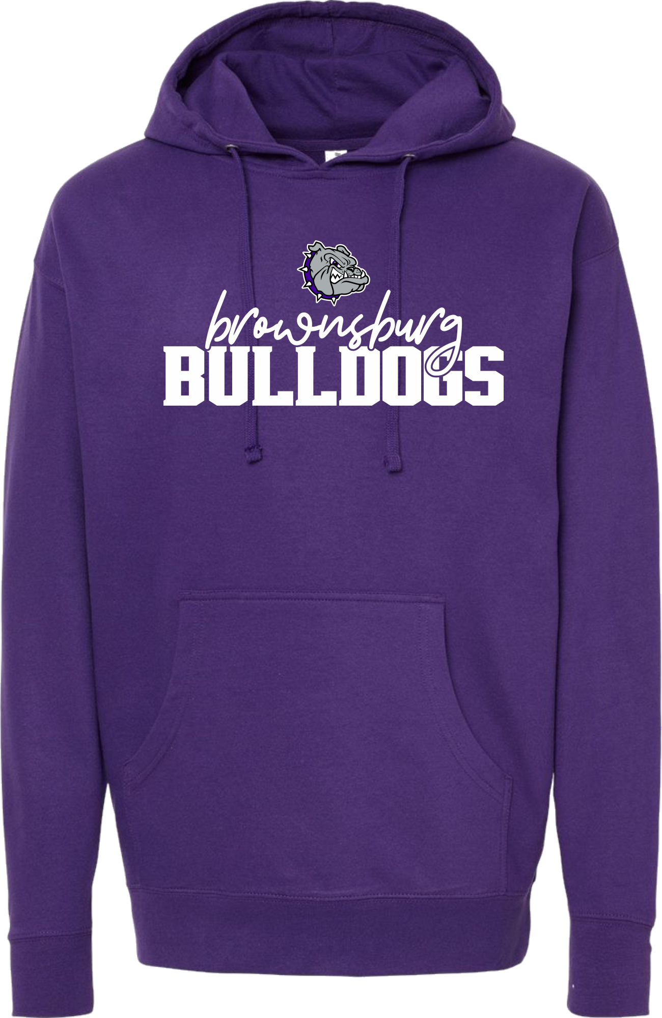 Brownsburg Bulldogs with Bulldog Head